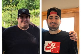 One Hundred and Eighty Pounds Ago