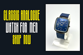 Classic Analogue Watch For Men, Rabi Services