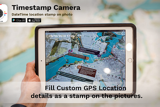 Fill Custom GPS Location details as a stamp on the pictures