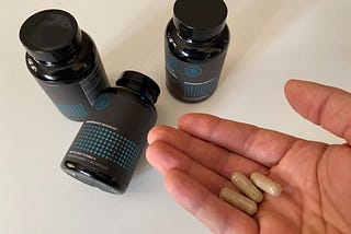 me holding my life pills :)