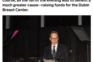 This May, more than 200 people raised over $230,000 for the Dubin Breast Center at their annual…