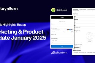 StaynEarn: January Highlights and Updates