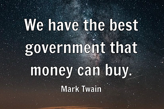 The Best Government Money Can Buy
