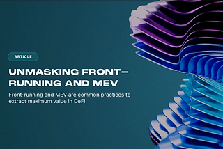 Unmasking Front-running and MEV