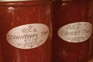 Canning and Preserving — Mock Strawberry Jam