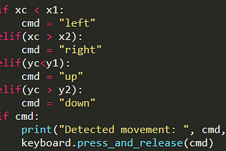 Posture tracking with OpenCV for gaming