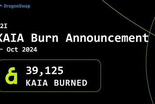 [D2I] Monthly KAIA Burn — Oct 2024