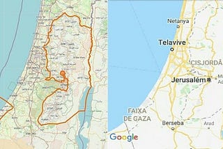 The territories that Google Maps hides