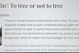 To Tree or Not to Tree