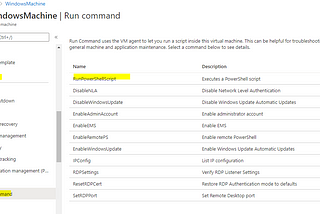 Azure Shots: Run PS Commands in VM from Portal