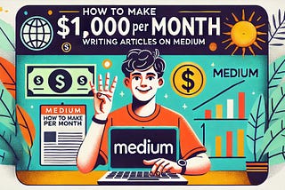 How to Make $1,000 per Month Writing Articles on Medium(Part-Time)