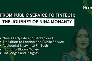 From Public Service to FinTech: The Journey of Nina Mohanty