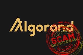 Scam or legit? Algorand’s answers [ENG/RU]