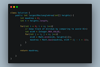 Leetcode: 84. Largest Rectangle in Histogram