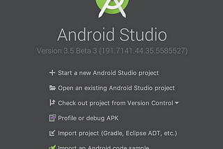 How I create an Android Application