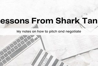 Business Lessons from Shark Tank
