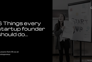 6 things every startup founder (looking for investment) should do