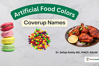 Artificial food colors and appealing names