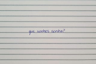 O dia em que encontrei um bilhete