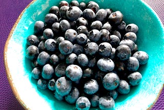 SEASONAL FOODS: BLUEBERRIES