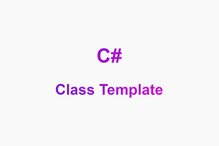 Boost Productivity: Create and Use Custom C# Class Templates in Visual Studio 📝