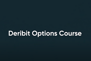 We are super excited to launch our new Cryptocurrency options course.