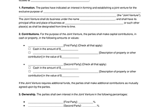 JOINT VENTURES IN REAL ESTATE: BEST PRACTISE, IMPORTANT LOOKOUTS & TYPES