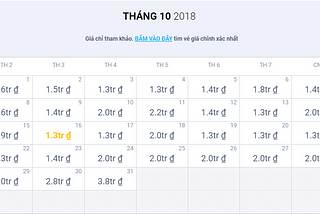 Kinh nghiệm đặt mua vé máy bay đi Hà Nội tháng 10