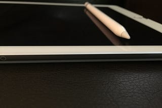 Physically Writing on the iPad Pro