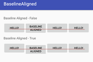 #AndroidDev #Tip — set android baselinealigned false on this element for better performance