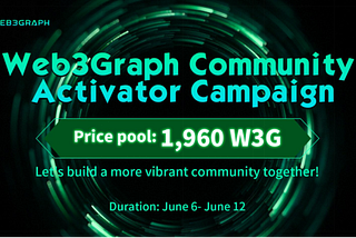 Web3Graph Community Activator Campaign