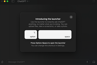 ChatGPT Mac App 初體驗