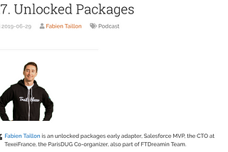 Unlocked Packages: Podcast, jump start video and more