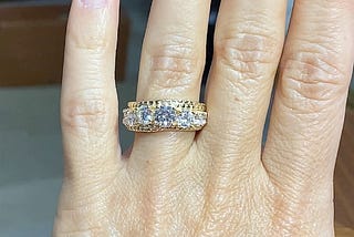Styling Melissa’s Engagement Ring with Different Bands