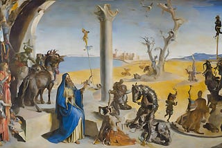 A Surreal Exploration in Salvador Dalí’s “The Temptation of Saint Anthony”