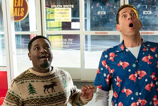 Posters of Harold and the Purple Crayon are shown; Zachary Levi’s
