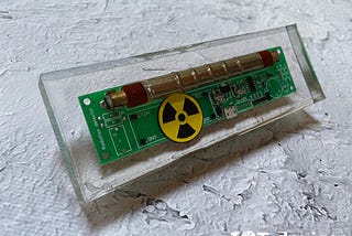 Two products — Geiger counters — are ready for orders on Etsy