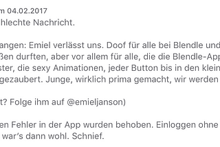 Blendle für iOS 4.0.4