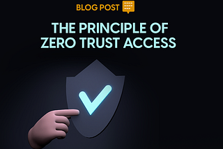 How to Implement The Principle of Zero Trust Access in Your Organization.