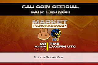Hello Saucoin community we are pleased to announce that our official Fair launch is live now go…