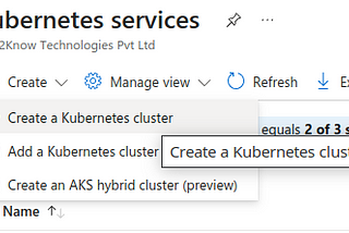 Azure Kubernetes: Part 1- Deploy an image