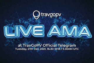 LIVE AMA - TravGoPV 
Today, 9.30AM