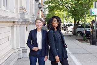 SOSV: Susan Schofer (left), PhD, Chief Science Officer of HAX Newark facility, and Sabriya Stukes, PhD, Chief Scientific Officer of IndieBio New York.