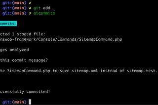 AI-generated git commit messages