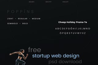 Startuplar için Ücretsiz PSD ( Free ) Web Tasarım