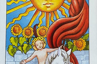 The Sun by guruji@thetarot.cards