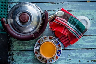 Traditional Burmese milk tea