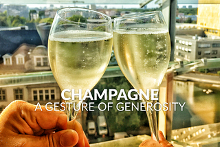 Serving champagne is a gesture of generosity towards oneself, the guest and life.