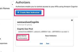 Testing API gateway + Cognito