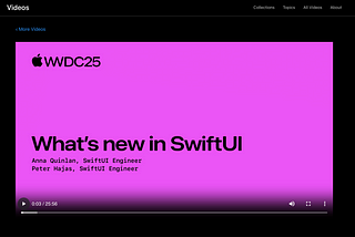 What’s new with SwiftUI 26